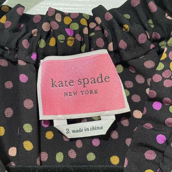 Kate Spade Disco Dots Shirtdress *missing the belt* Size 2 - Picture 6 of 8